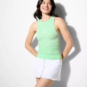 T21 NWT Wild Fable Ruched Ribbed High Neck Tank Top - Size: XS